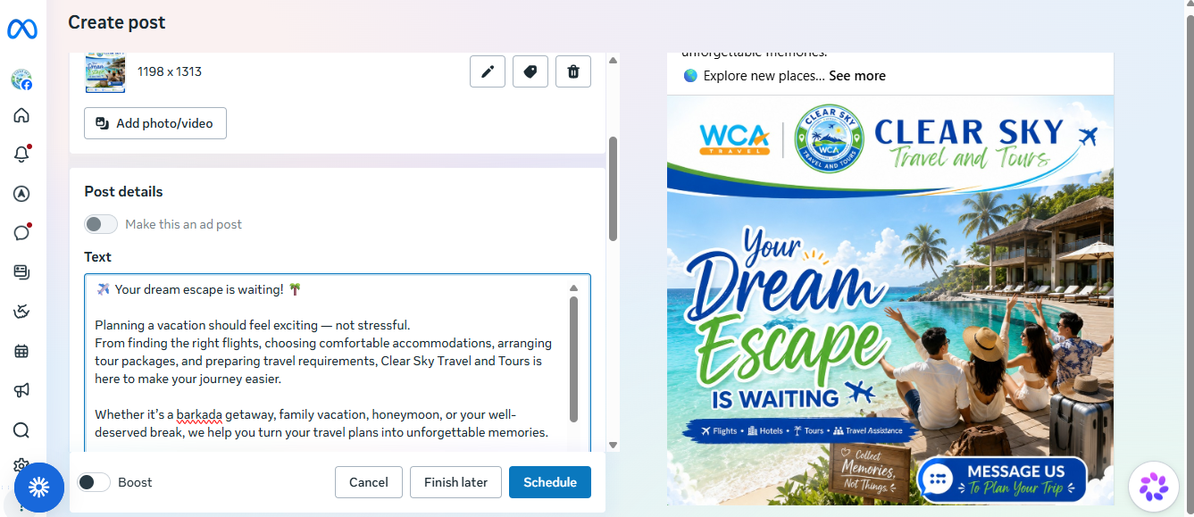 Meta Business Suite Backend & Scheduled Campaign Operations